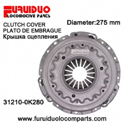 Clutch Cover auto parts for TOYOTA HILUX GUN125 GUN126 OEM 31210-0K280